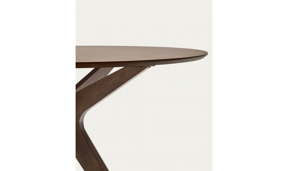 Naanim round table in walnut veneer, Ø 120 cm | Tables | ZIPhome.ee image 4