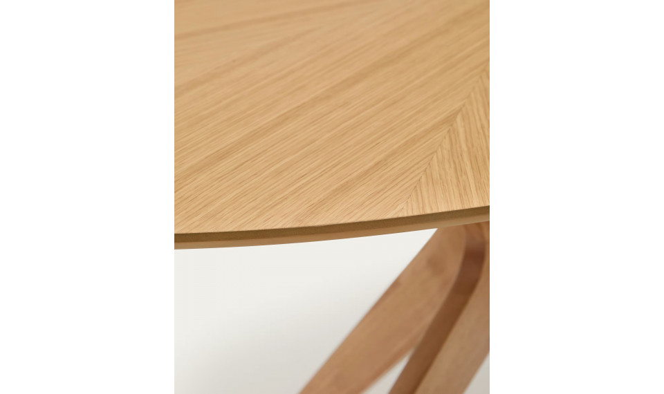 Naanim table in oak veneer, 180 x 110 cm | Tables | ZIPhome.ee image 5