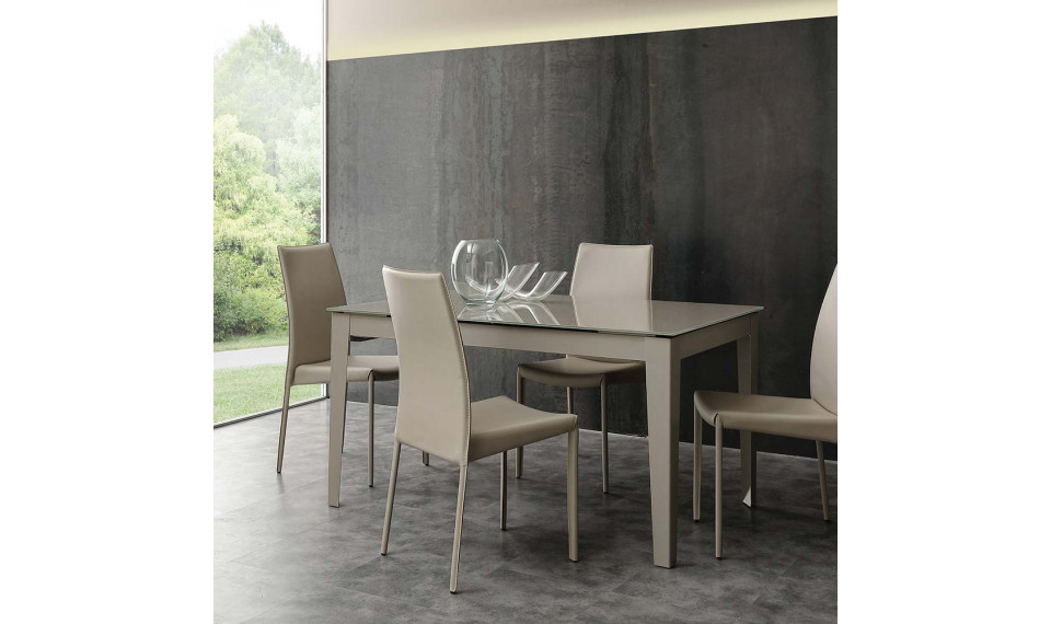 Long Way Glass  стол  140/380 x90 Fango | La Seggiola | ZIPhome.ee изображение 1