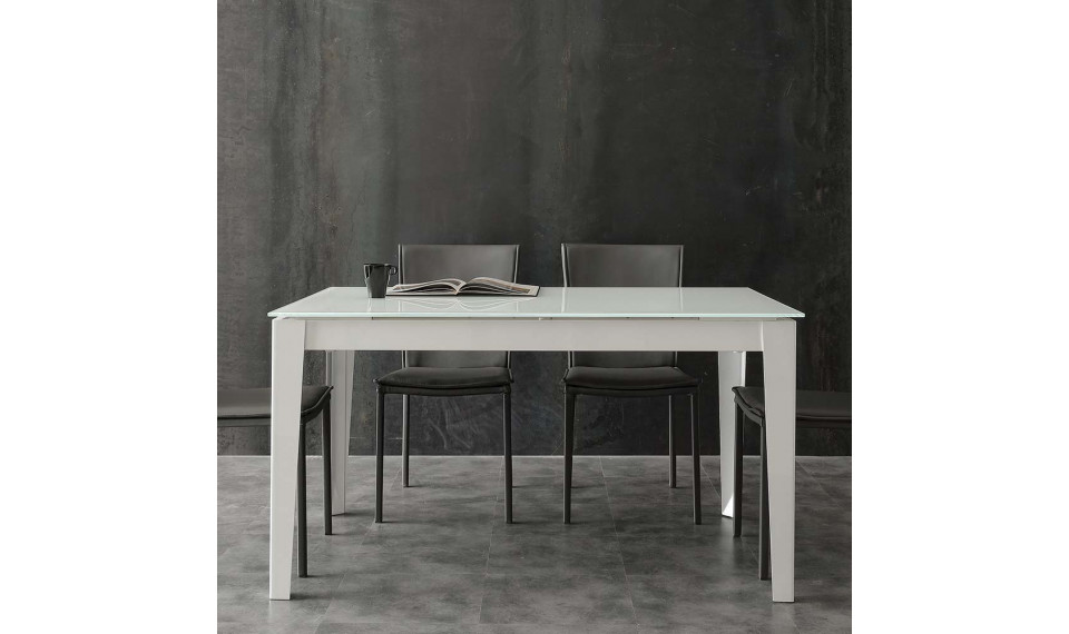 Long Way Glass  стол  140/380 x90 Bianco | La Seggiola | ZIPhome.ee изображение 1