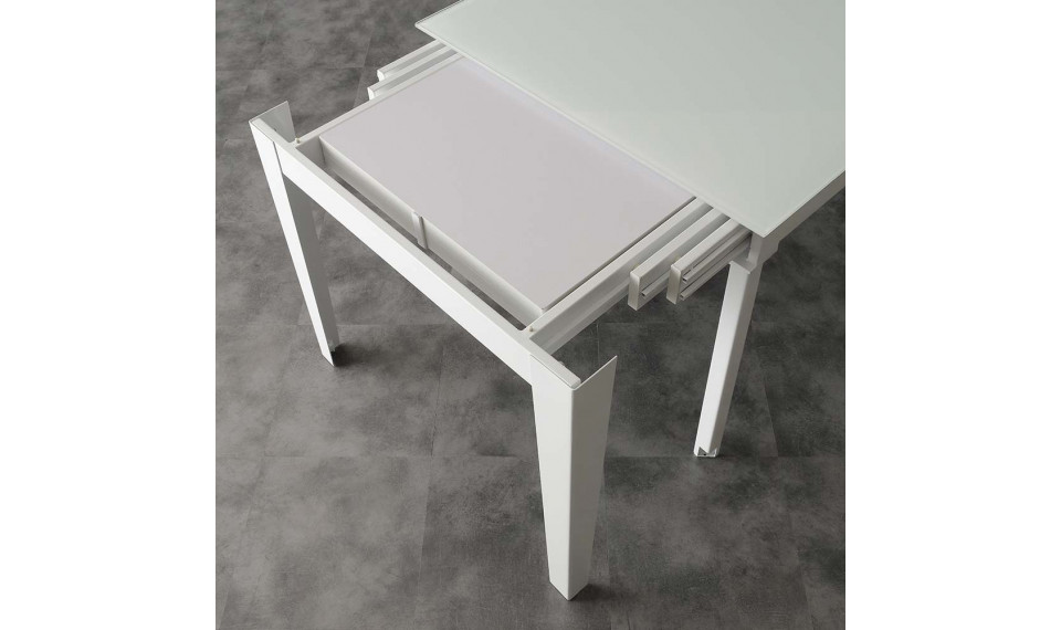 Long Way Glass  стол  140/380 x90 Bianco | La Seggiola | ZIPhome.ee изображение 3