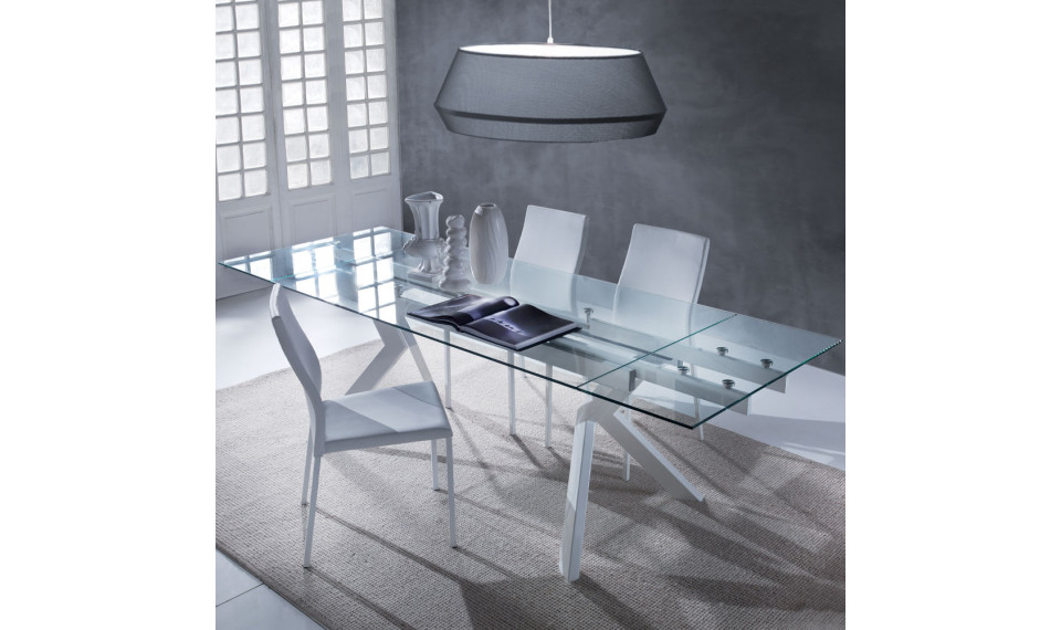 Tokio Glass laud 160/240x90 Bianco | Lauad | ZIPhome.ee pilt 1