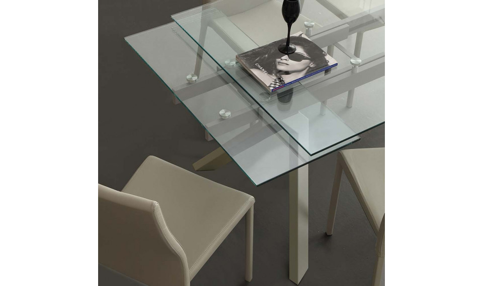 Tokio Glass laud 160/240x90 Tortora | Lauad | ZIPhome.ee kuva 2