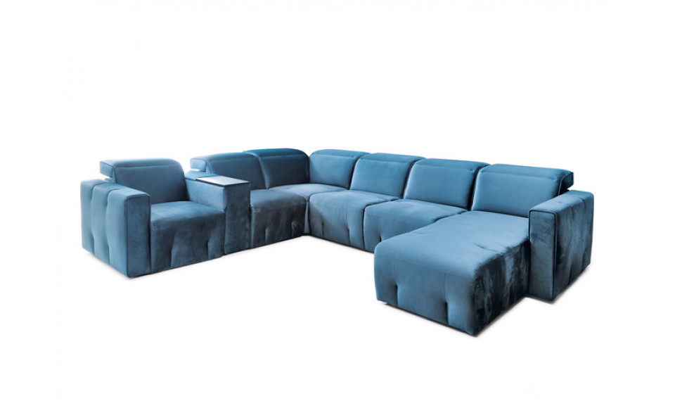 SPOT 1RF man.-mod. shelf USB-1RF man.-E-2,5F-REC/BK Corner sofa-bed | Soft furniture | ZIPhome.ee kuva 2