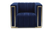 VOGUE 1 Tugitool VELVET Tap.202 sinine/kuld | Pehme mööbel | ZIPhome.ee kuva 2