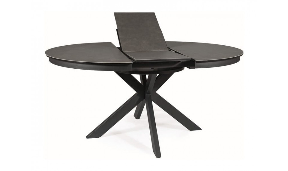 PORTO CERAMIC Extendable 136-176 Dining table, dark gray / matt black | Pöydät | ZIPhome.ee kuva 1