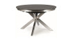 PORTO CERAMIC Extendable 136-176 Dining table, dark gray / brushed steel | Tables | ZIPhome.ee image 1