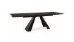 SALVADORE Extendable 160-240 Dining table, Melted glass / black matt | 100% Quality SALVADORE Extendable 160-240 Dining table, Melted glass / black matt | Tables | ZIPhome.ee image 3