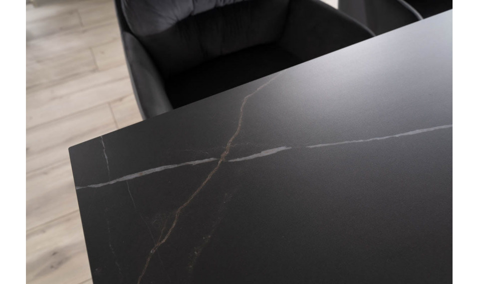 SALVADORE Extendable 160-240 Dining table, Sahara Noir / black matt | Pöydät | ZIPhome.ee kuva 4