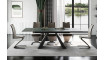 SALVADORE Extendable 160-240 Dining table, Ossido Verde / black matt | 100% Quality SALVADORE Extendable 160-240 Dining table, Ossido Verde / black matt | Tables | ZIPhome.ee image 1