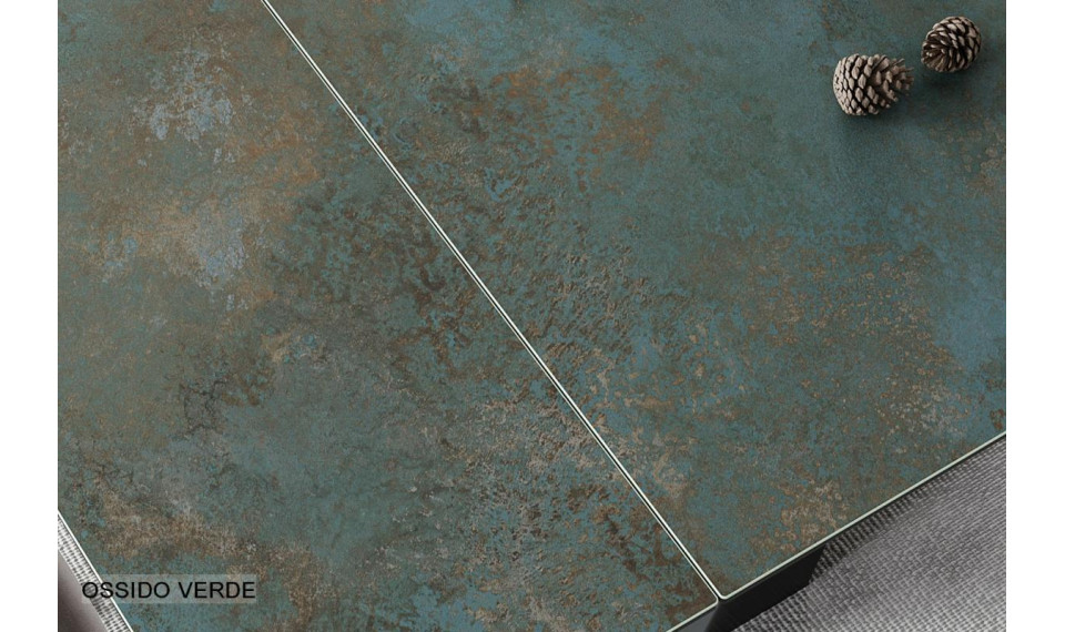 SALVADORE Extendable 160-240 Dining table, Ossido Verde / black matt | Tables | ZIPhome.ee image 5