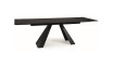 SALVADORE Extendable 160-240 Dining table, Sahara Noir / black matt | 100% laatu SALVADORE Extendable 160-240 Dining table, Sahara Noir / black matt | Pöydät | ZIPhome.ee kuva 1