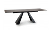 SALVADORE Extendable 160-240 Dining table, wood effect / black matt | 100% Quality SALVADORE Extendable 160-240 Dining table, wood effect / black matt | Tables | ZIPhome.ee image 2