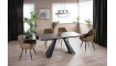SALVADORE Extendable 160-240 Dining table, wood effect / black matt | 100% Quality SALVADORE Extendable 160-240 Dining table, wood effect / black matt | Tables | ZIPhome.ee image 1