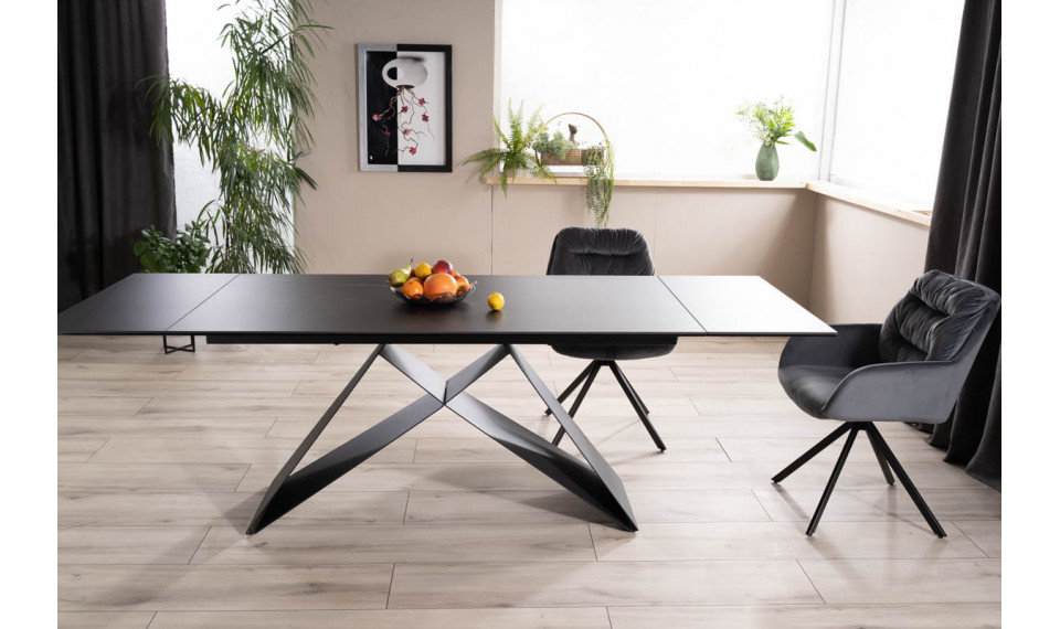 WESTIN CERAMIC Extendable 160-240 Dining table, black | Tables | ZIPhome.ee image 3