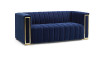 VOGUE 2 Sofa VELVET Tap.202 navy blue/gold | Sofas | ZIPhome.ee image 1