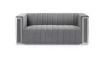 VOGUE 2 Diivan VELVET Tap.203 hall/hõbe | Pehme mööbel | ZIPhome.ee kuva 2