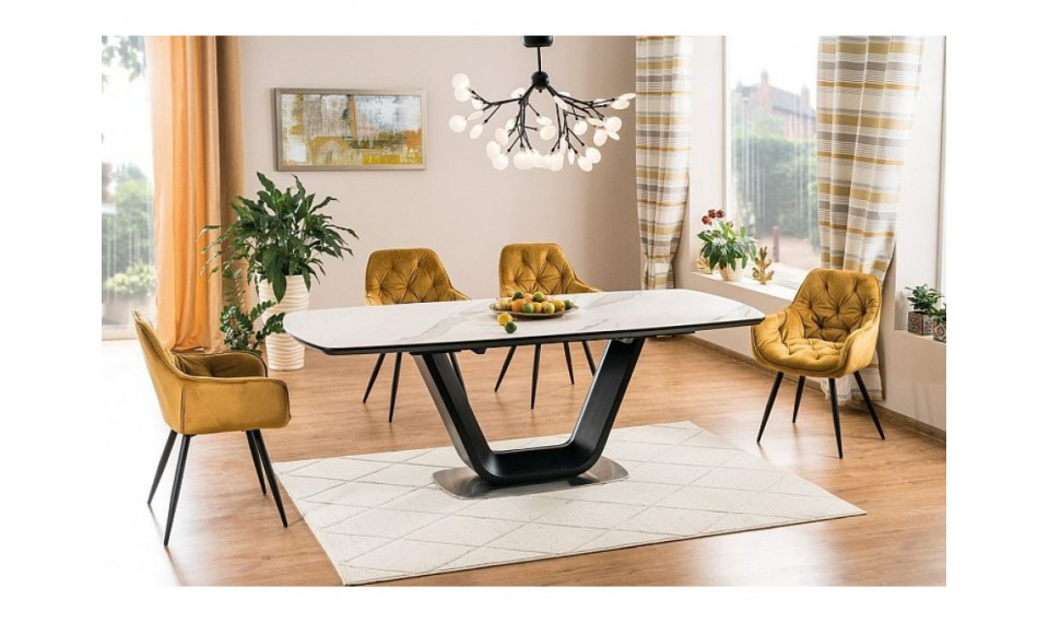 ARMANI CERAMIC Must Pikendatav söögilaud | Lauad | ZIPhome.ee pilt 2