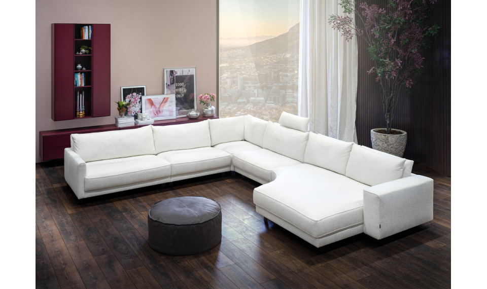 SAMBA DOUBLE DAY Corner sofa Armrest Porto L/R+2,5+C+1 (100)+Chl Round L/R+Armrest Rio L/R | Sohvat Furninova | ZIPhome.ee kuva 1