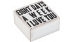 Box with lid Motto white | Оrganaiserid1 | ZIPhome.ee image 1