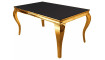 Dining table TH306 gold-black | 100% Quality Dining table TH306 gold-black | Tables | ZIPhome.ee image 1