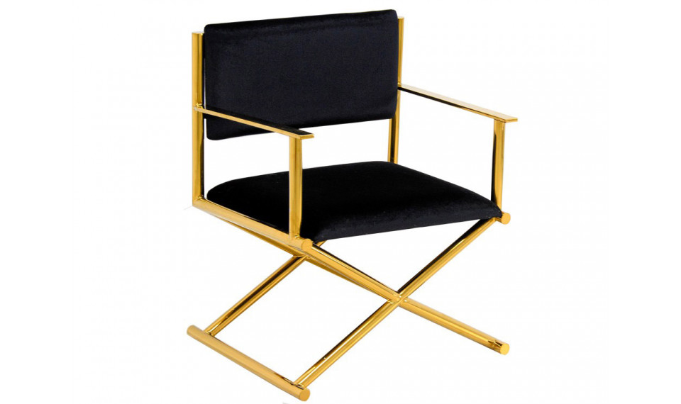 Armchair FC43  gold / black | Chairs and swivel chairs | ZIPhome.ee image 1