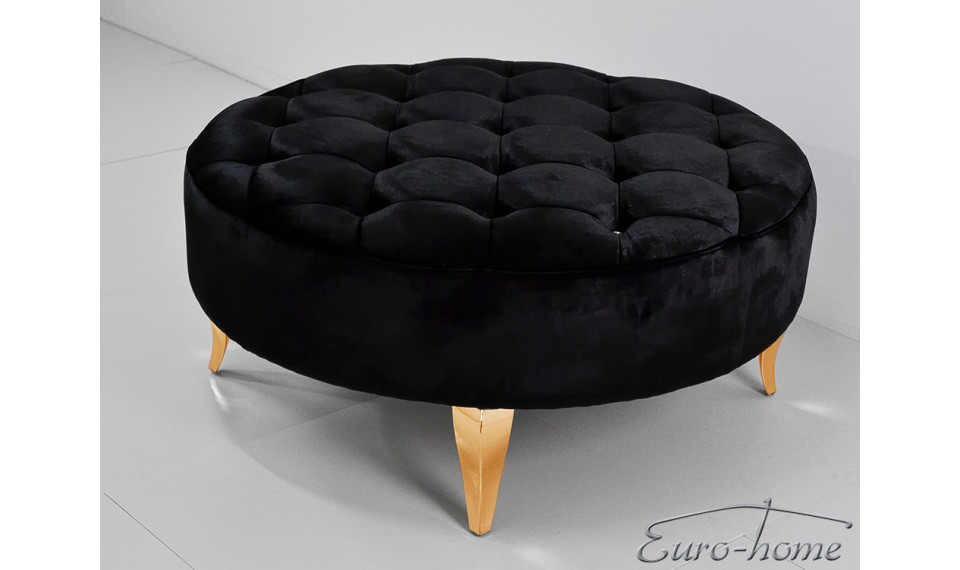 Footstool POUF004 gold / black crystals | Footstools | ZIPhome.ee image 3
