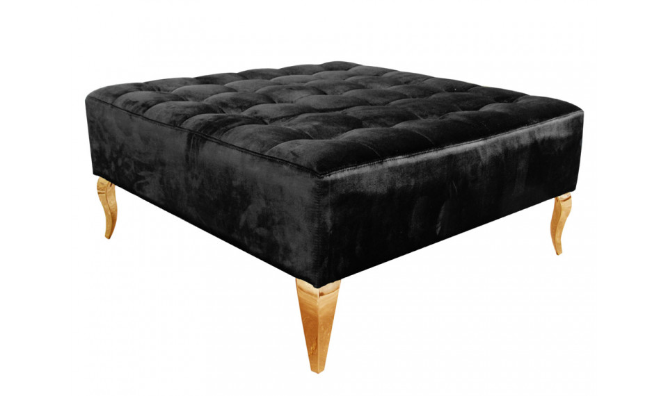 Footstool POUF002 gold / black crystals | Footstools | ZIPhome.ee image 1