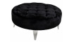 Footstool POUF004 silver / black crystals | Footstools | ZIPhome.ee image 1
