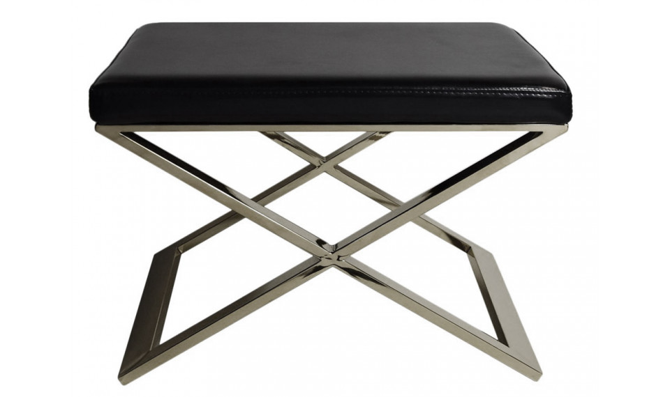 Bench Y-1005 silver/black | Soft furniture | ZIPhome.ee image 1
