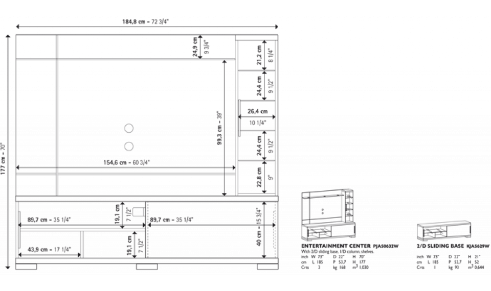 ASTI ENTERTAINMENT CENTER | TV alused | ZIPhome.ee image 2