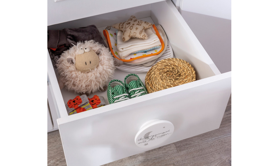 BABY COTTON 3-ustega riidekapp aknaga | Lastetuba | ZIPhome.ee pilt 4