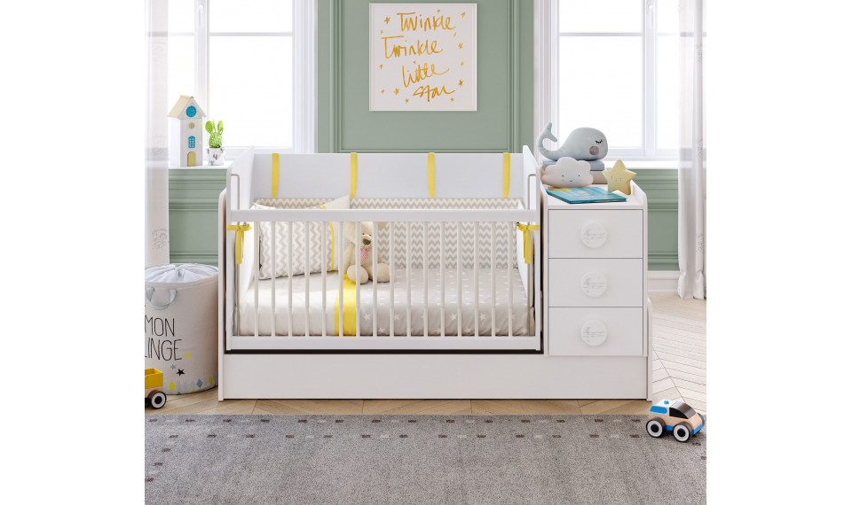 BABY COTTON beebivoodi-transformer (70x115-70x160 cm) | Baby Cotton | ZIPhome.ee pilt 2