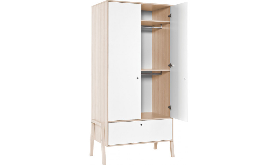 Wardrobe 2-door Spot by VOX (Baby) acacia/white | Spot | ZIPhome.ee image 2