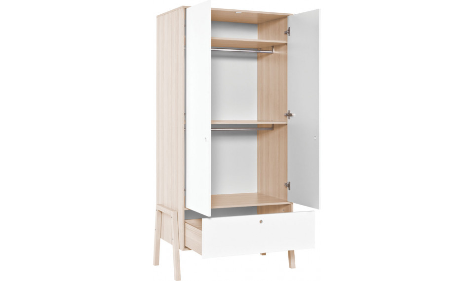 Wardrobe 2-door Spot by VOX (Baby) acacia/white | Spot | ZIPhome.ee image 4