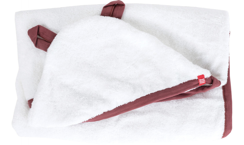 Hooded towel 80x85 PURE maroon | Young Users | ZIPhome.ee image 1