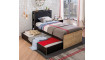 BLACK liisavoodi (90x190 cm) | 100% laatu BLACK liisavoodi (90x190 cm) | Laste voodid | ZIPhome.ee kuva 2