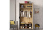 BLACK 2 DOORS WARDROBE | Black | ZIPhome.ee kuva 3