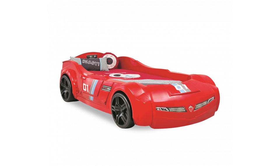 TURBO MAX auto-voodi (punane) (90x195 cm) | Autovoodid | ZIPhome.ee pilt 1