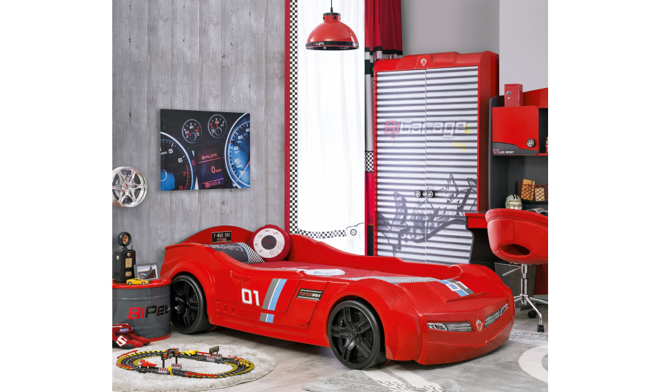 TURBO MAX auto-voodi (punane) (90x195 cm) | Autovoodid | ZIPhome.ee pilt 2
