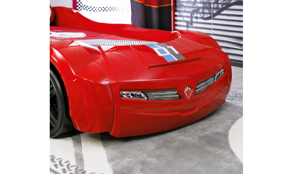 TURBO MAX auto-voodi (punane) (90x195 cm) | Autovoodid | ZIPhome.ee pilt 3