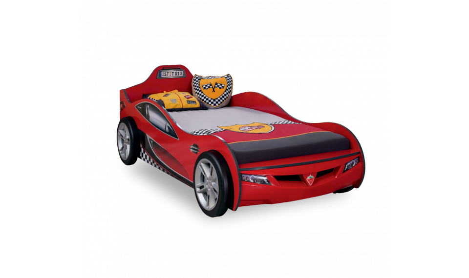 COUPE auto-voodi (punane) (90x190 cm) | Laste voodid | ZIPhome.ee pilt 1