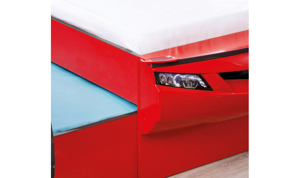 COUPE auto-voodi sõbra voodiga (punane) (90x190 - 90x180 cm) | Autovoodid | ZIPhome.ee pilt 2