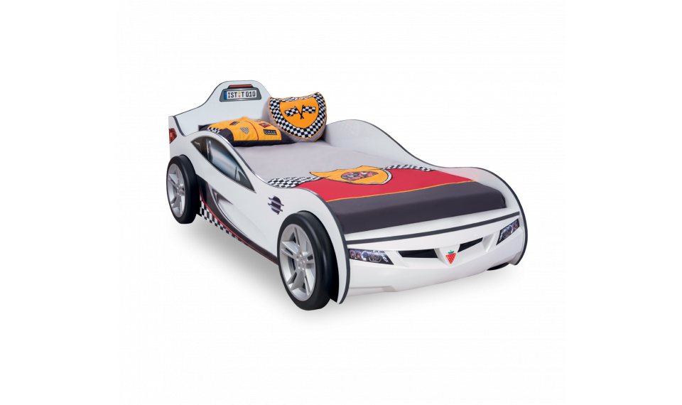 COUPE auto-voodi (valge) (90x190 cm) | Laste voodid | ZIPhome.ee pilt 1