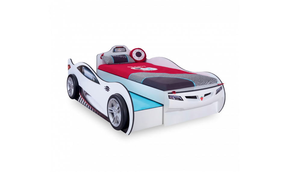 COUPE auto-voodi sõbra voodiga (valge) (90x190 - 90x180 cm) | Autovoodid | ZIPhome.ee pilt 1
