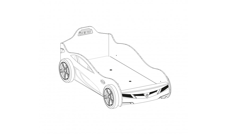 RACE CUP CARBED-RED (90x190 cm) | Carbeds | ZIPhome.ee kuva 3
