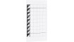 Extender with fixing kit 44,8X25,6 SMART MEMO WEEK white | Lisäesineet | ZIPhome.ee kuva 1