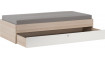 Bed without wooden slats II with drawer 90X200 SPBV acacia/white | 100% laatu Bed without wooden slats II with drawer 90X200 SPBV acacia/white | Spot | ZIPhome.ee kuva 1