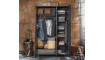 DARK METAL 3-ukseline riidekapp | 100% kvaliteet DARK METAL 3-ukseline riidekapp | Laste riidekapid | ZIPhome.ee pilt 2