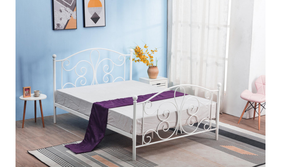 PANAMA 120 bed, white | Beds | ZIPhome.ee image 1